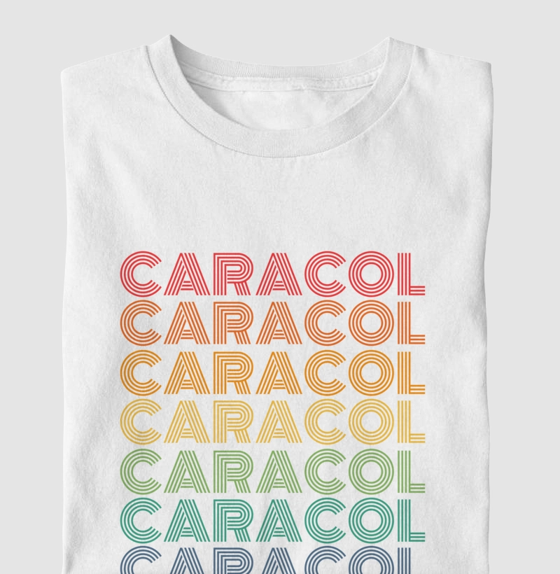Caracol Letreiro Retrô