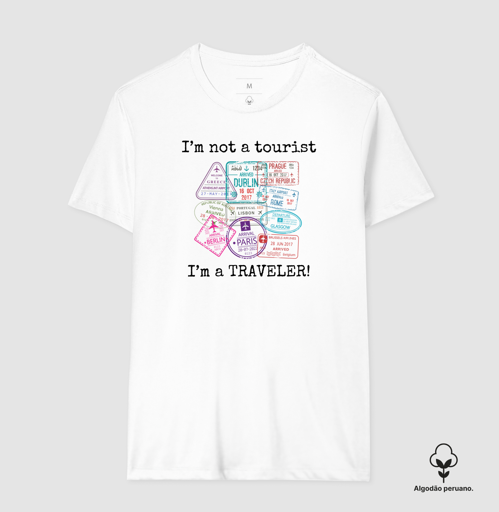 I´m not a tourist, I´m a TRAVELER!
