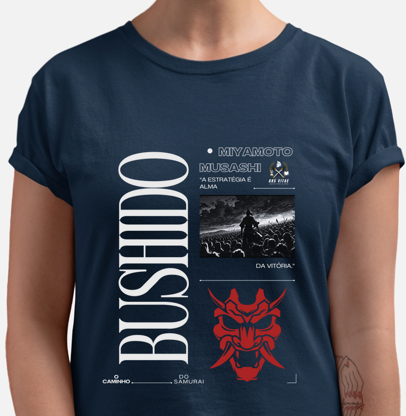Camiseta Bushido - O Caminho do Samurai