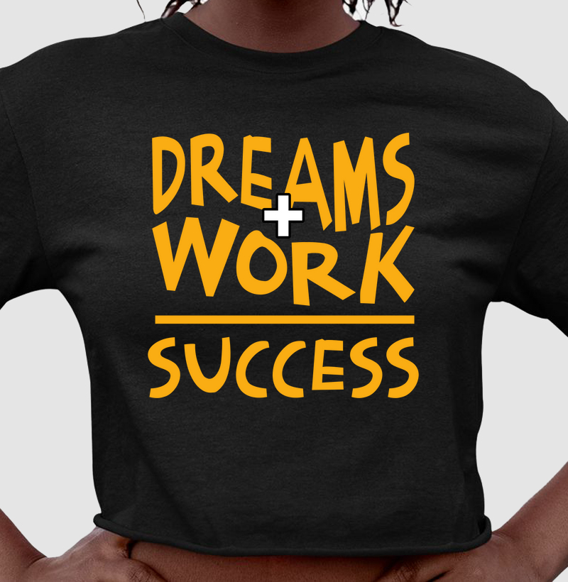 Sonhos + Trabalho = Sucesso: Cropped - Vista Sua Determinação