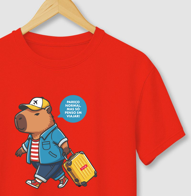Capivara Viajante pareço normal mas só penso em viajar!