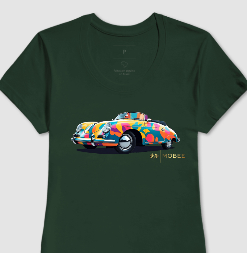 Retrô Vibrante - Verde Feminina