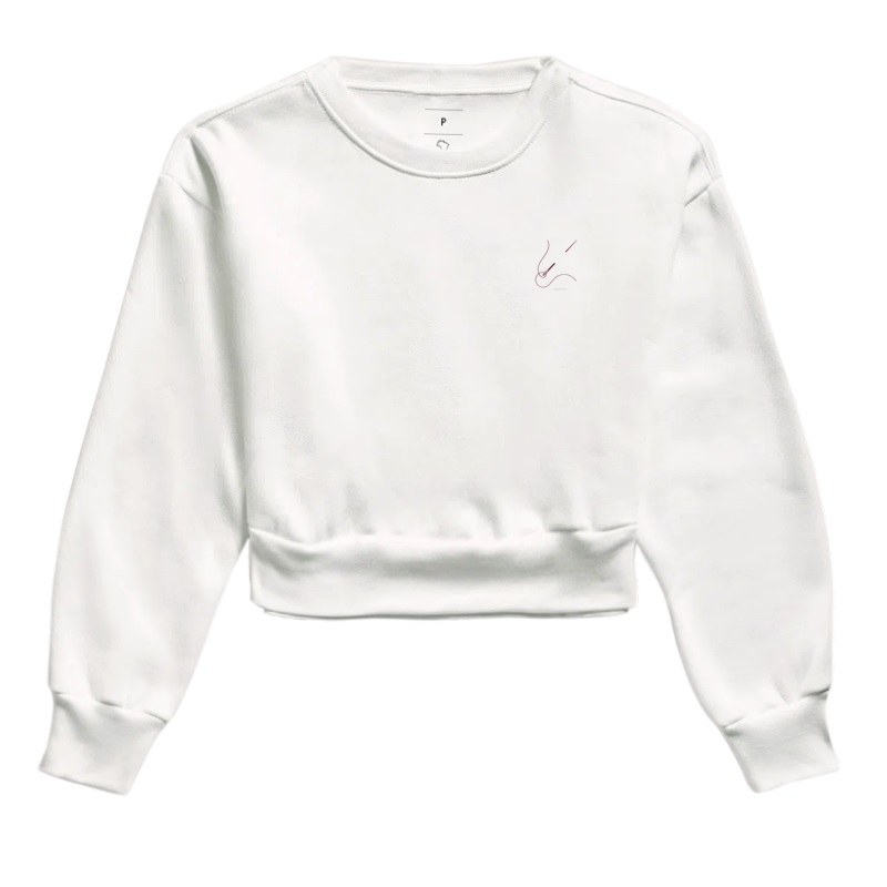 Moletom Cropped Alfinete 