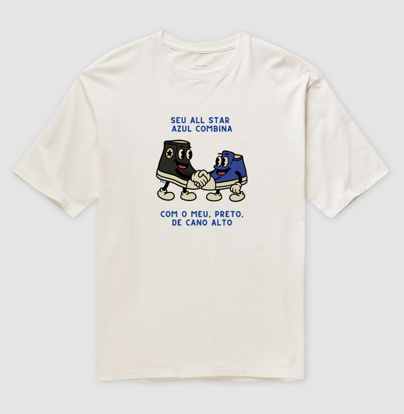 Camiseta Oversized "all star"