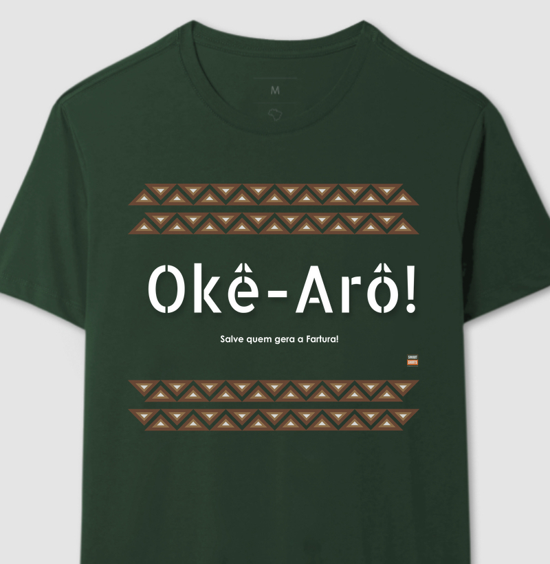 Camiseta Okê-Arô! Verde - Oxóssi