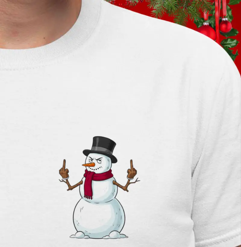 BONECO DE NEVE SIMPÁTICO