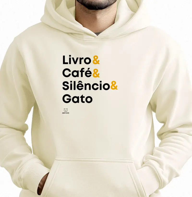 Livro, Café, Silêncio & Gato