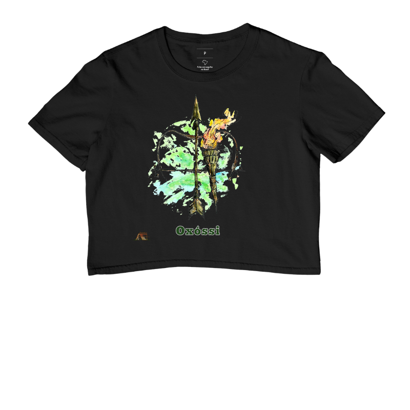 Camiseta Flechas do Caçador Oxóssi Essencial 100% Algodão