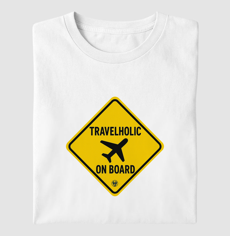 Adesivo Travelholic On Board