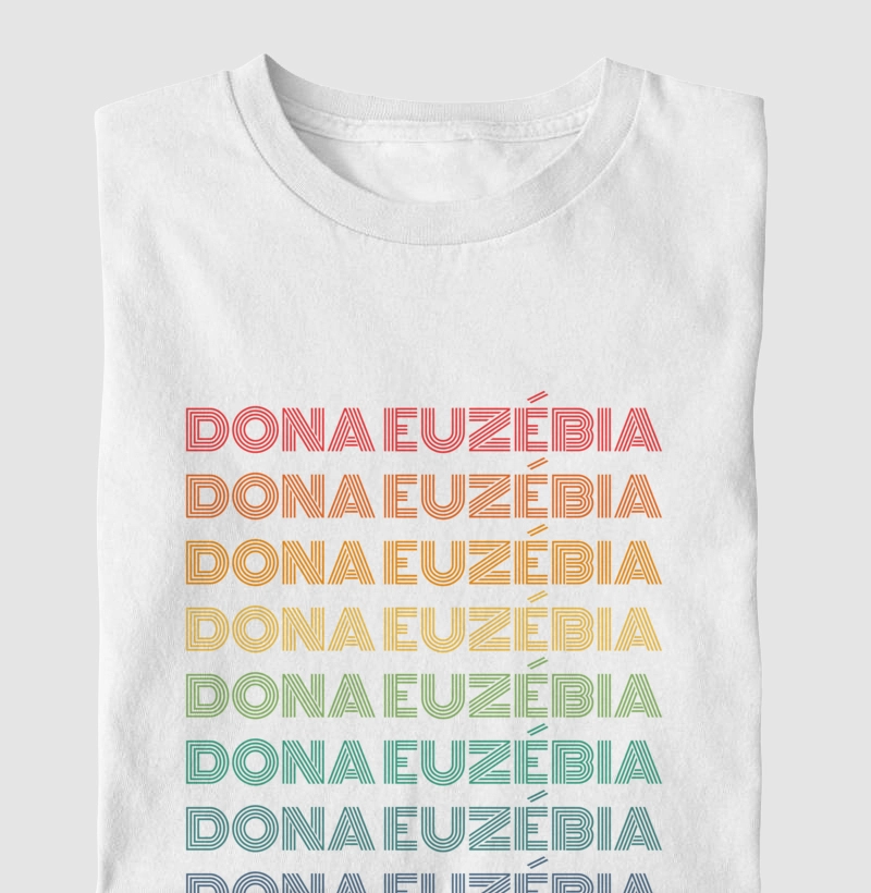 Dona Euzébia Letreiro Retrô