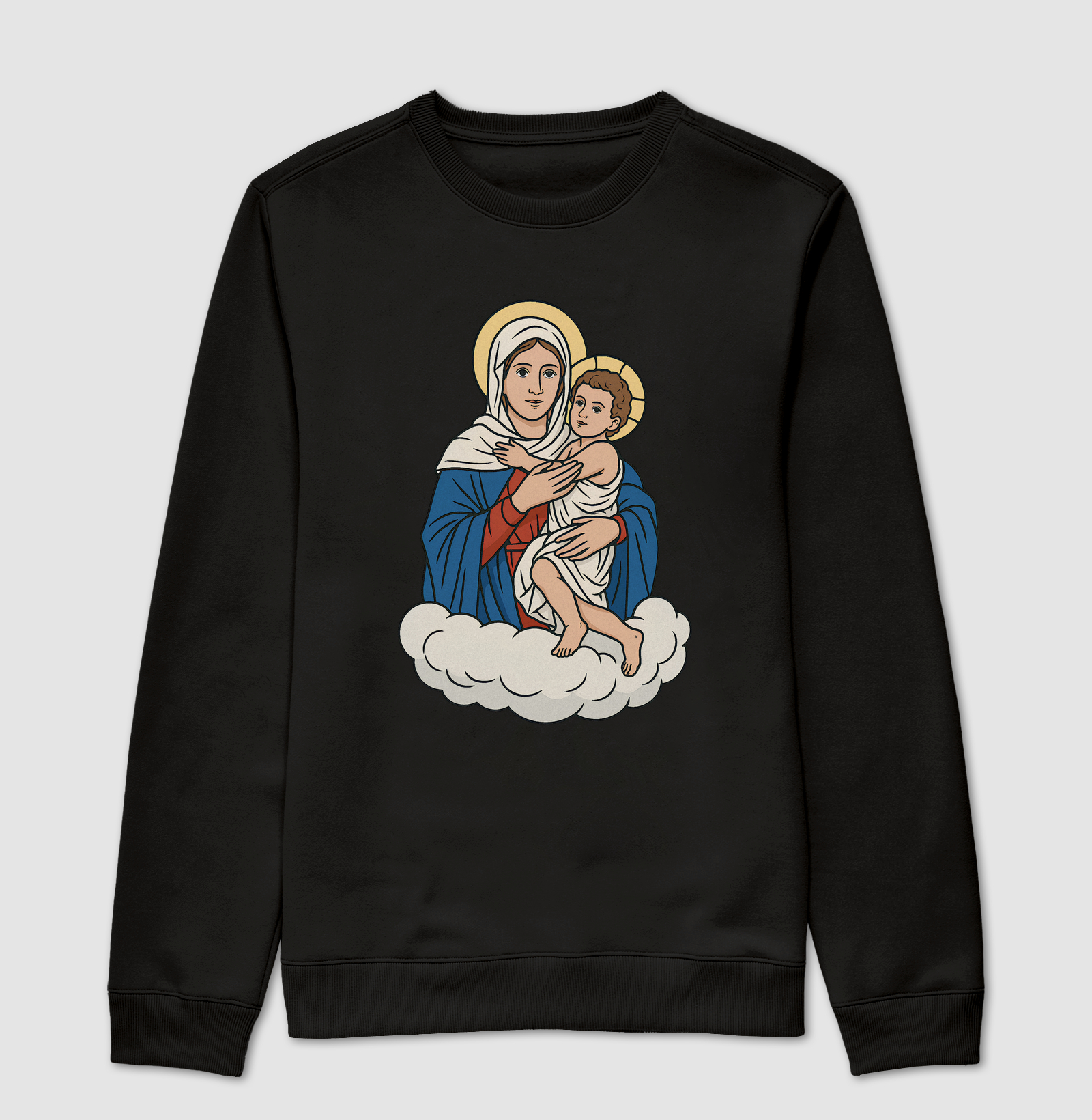 Nossa Senhora do menino Jesus Nuvens