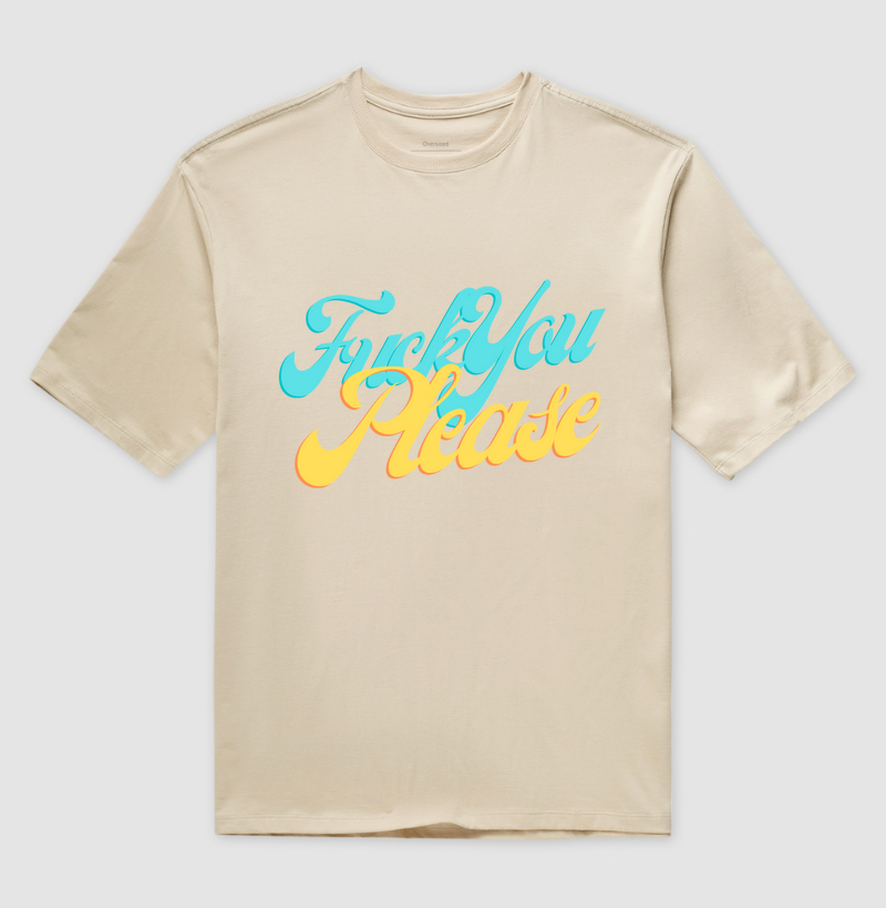 Camiseta oversized Alik FuckYou