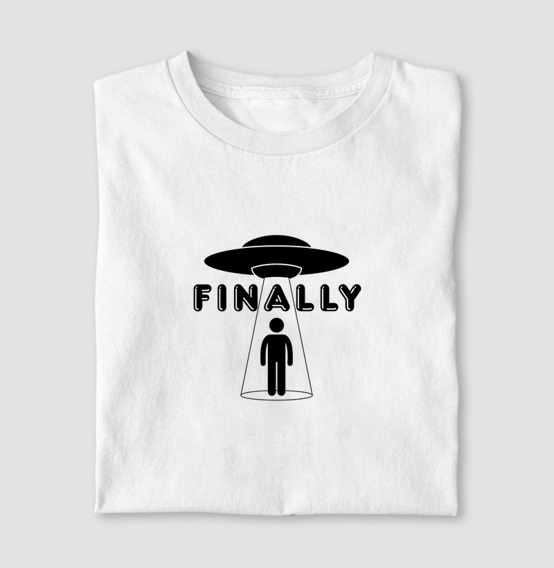 (T-Shirt) Abdução Finally