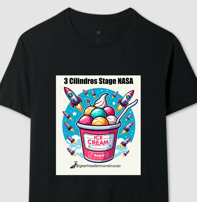 Camiseta - 3 Cilindros Stage Nasa