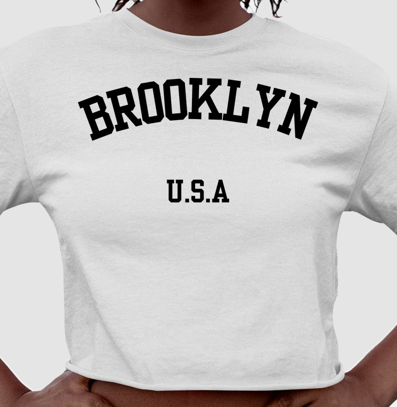 Camiseta Cropped BROOKLYN
