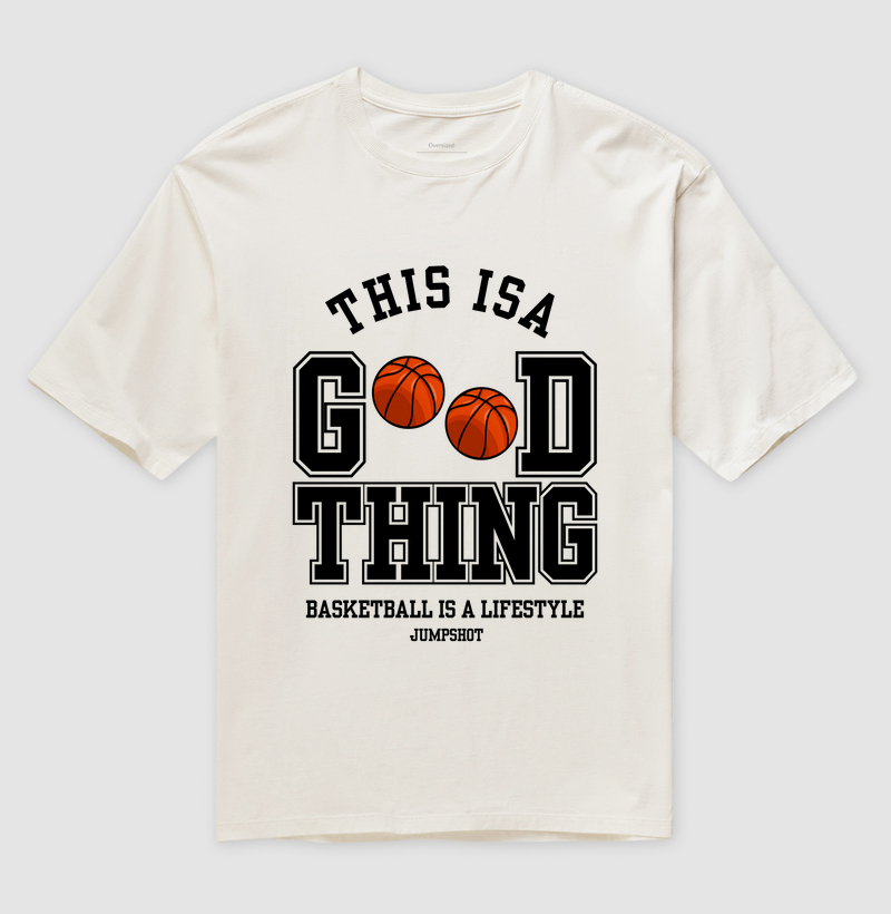 Camiseta Oversized JumpShot Good Thing