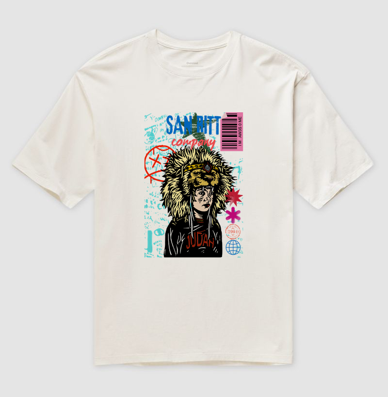 Camiseta Oversized S★R  JUDAH 