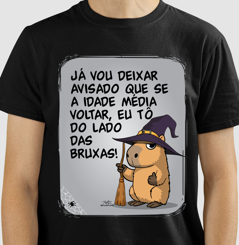 Camiseta Capivara Bruxas