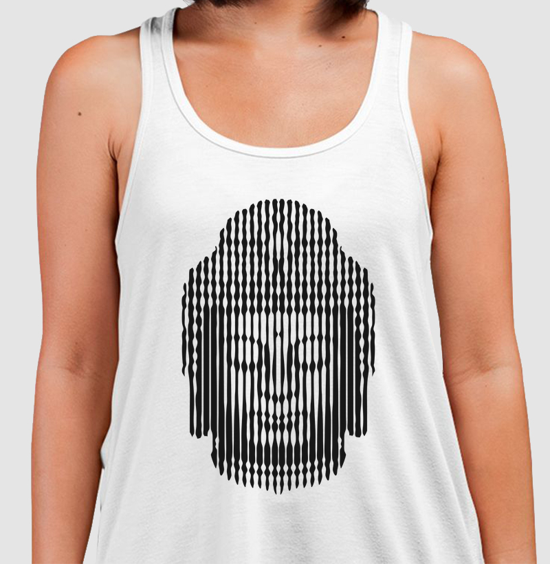 Buddha Optical Art