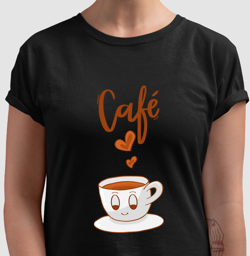 Camiseta Café divertido