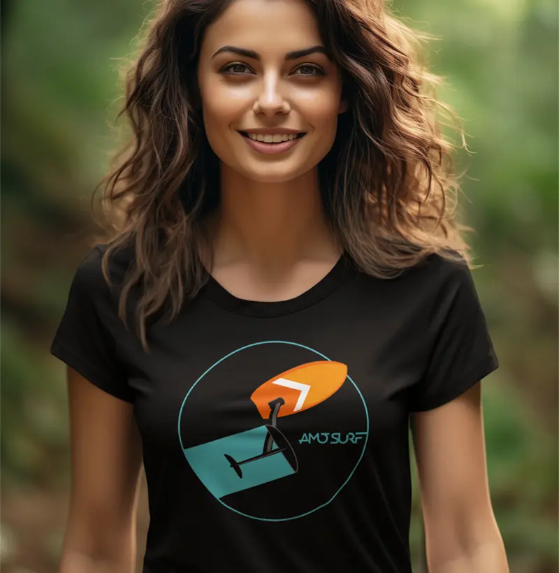CAMISETA AMO SURF HYDROFOIL FEMININA
