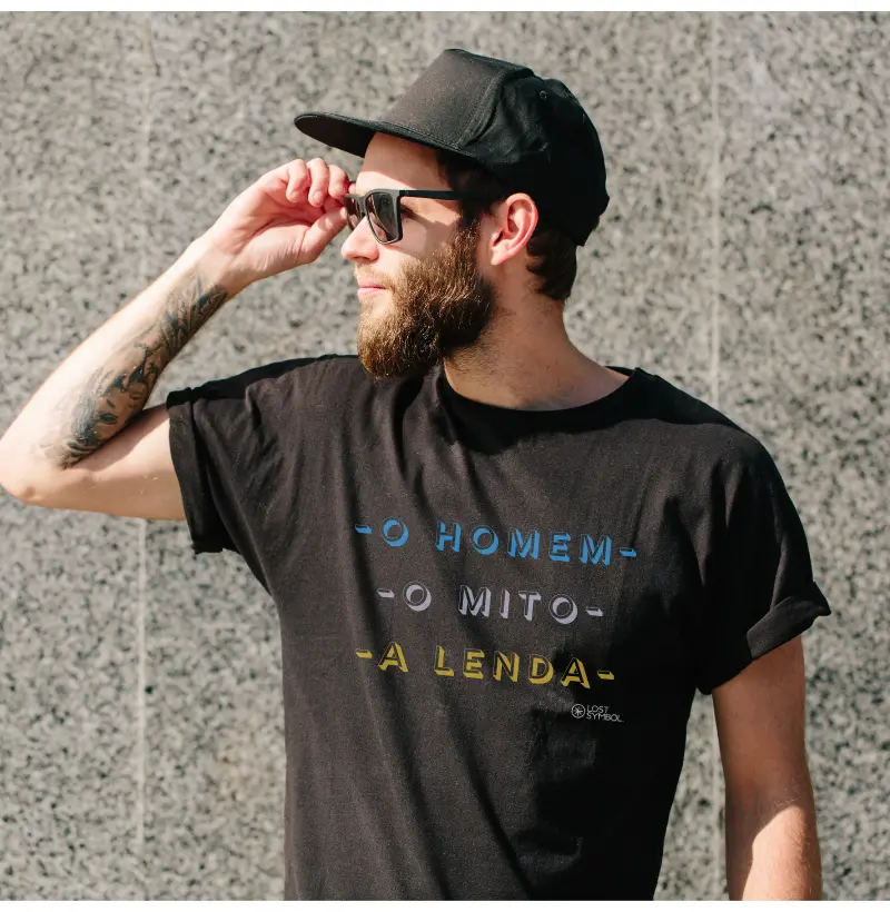 Camiseta Homem Lenda