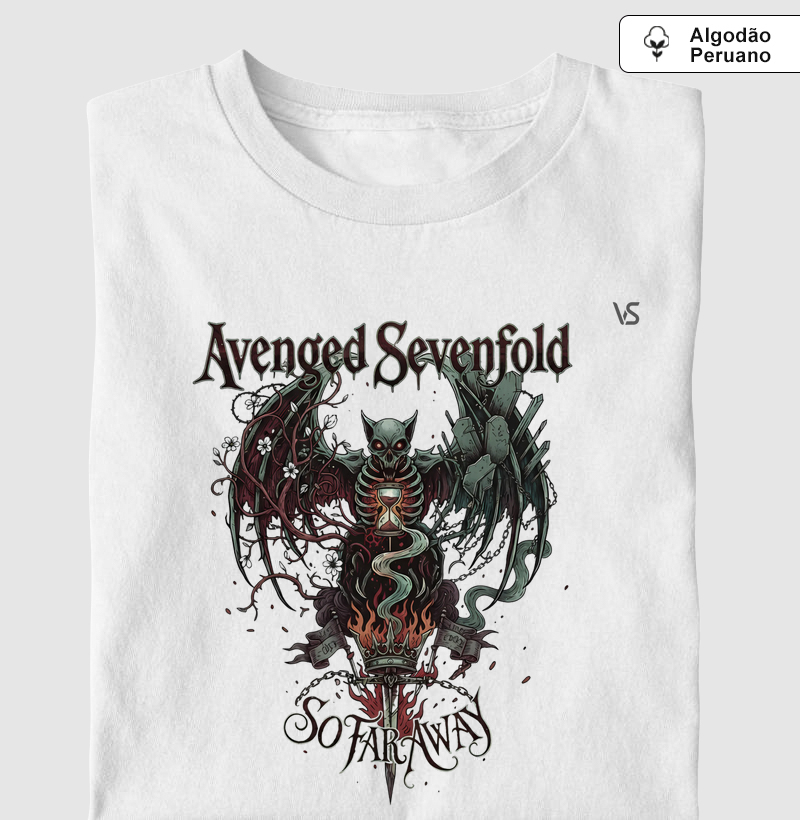 Avenged Sevenfold - tecido algodão peruano