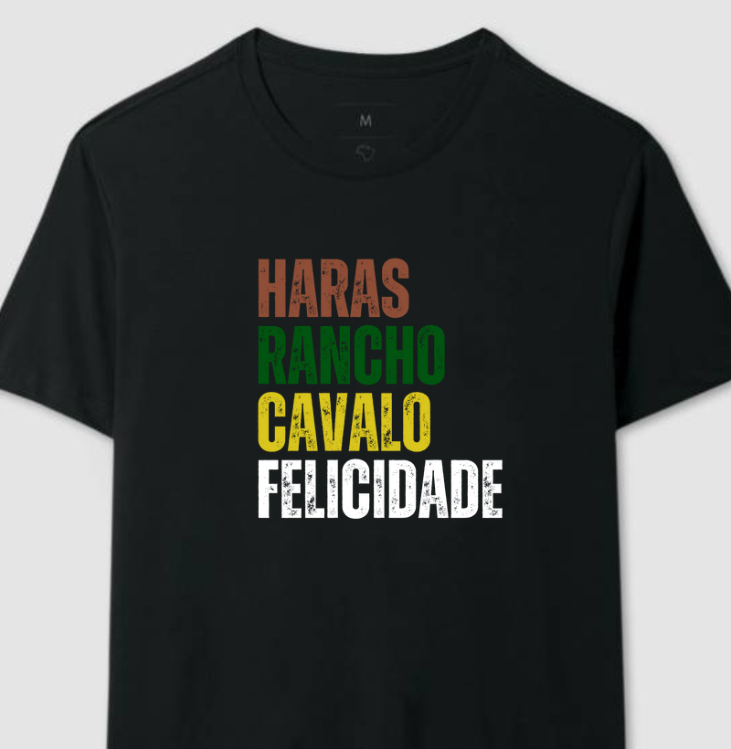 haras,rancho,cavalo, felicidade - Algodão 30.1 