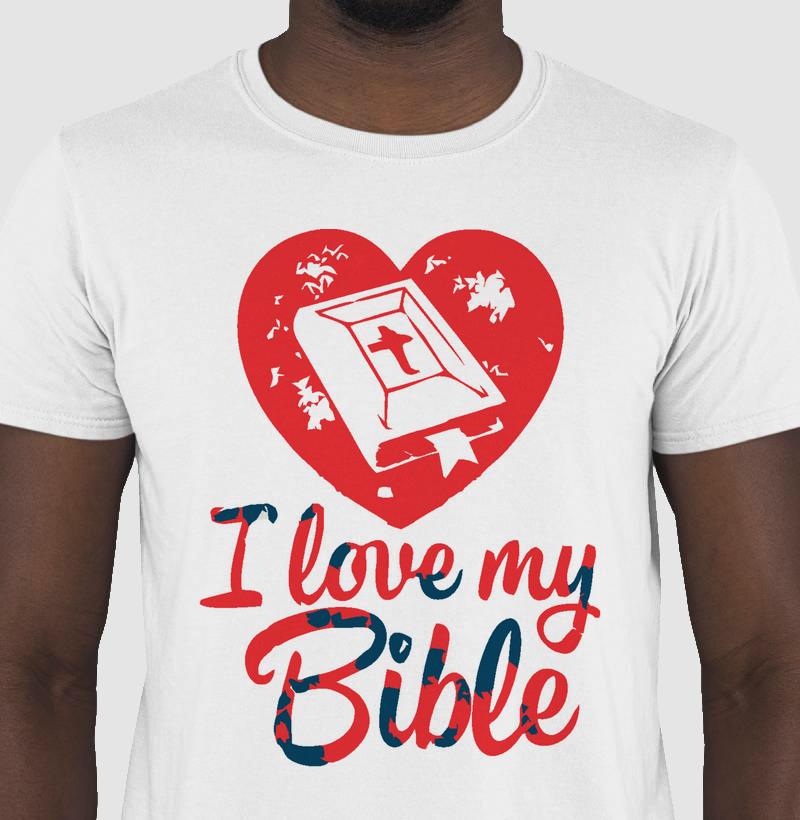 Camiseta Eu Amo Minha BiBlia
