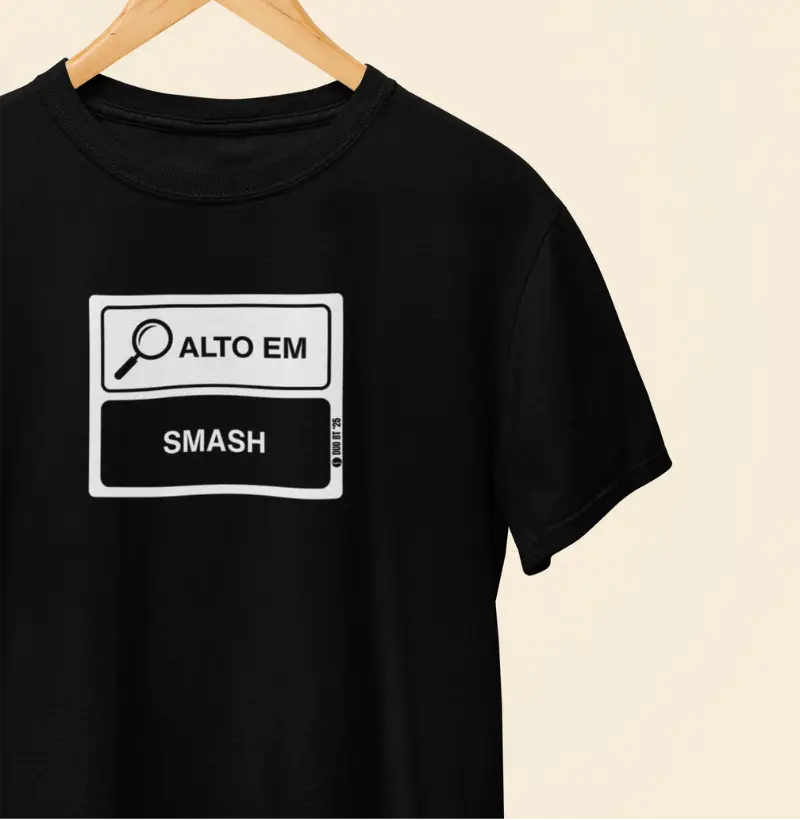 Rótulo: Alto em Smash