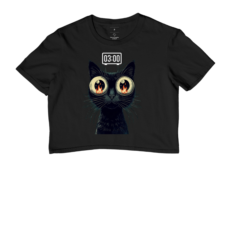 BLACK CAT 2 CLOCK