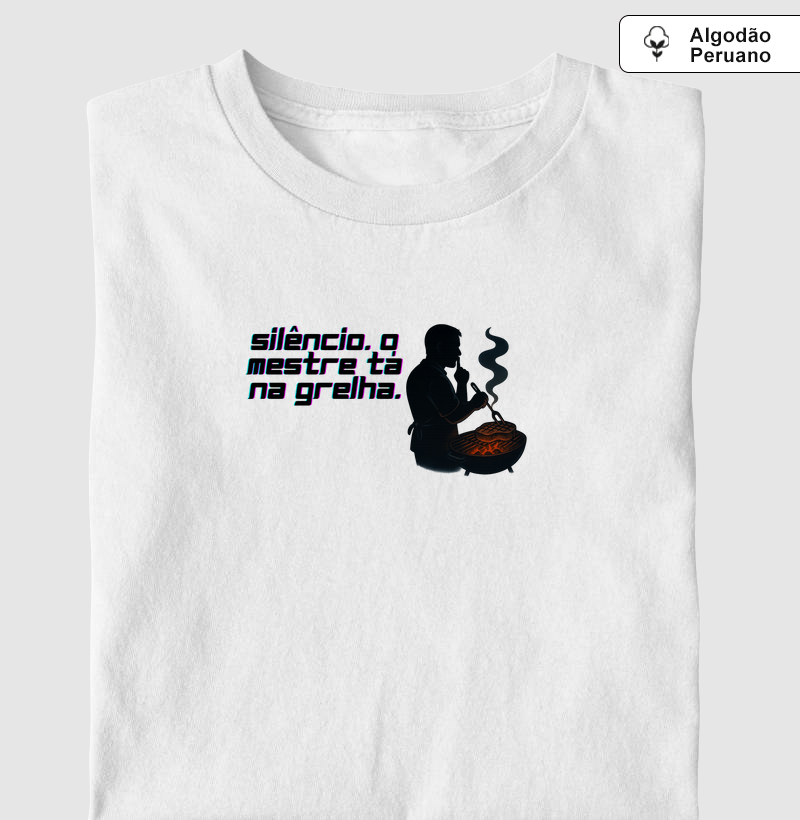 Silêncio. O mestre tá na grelha.