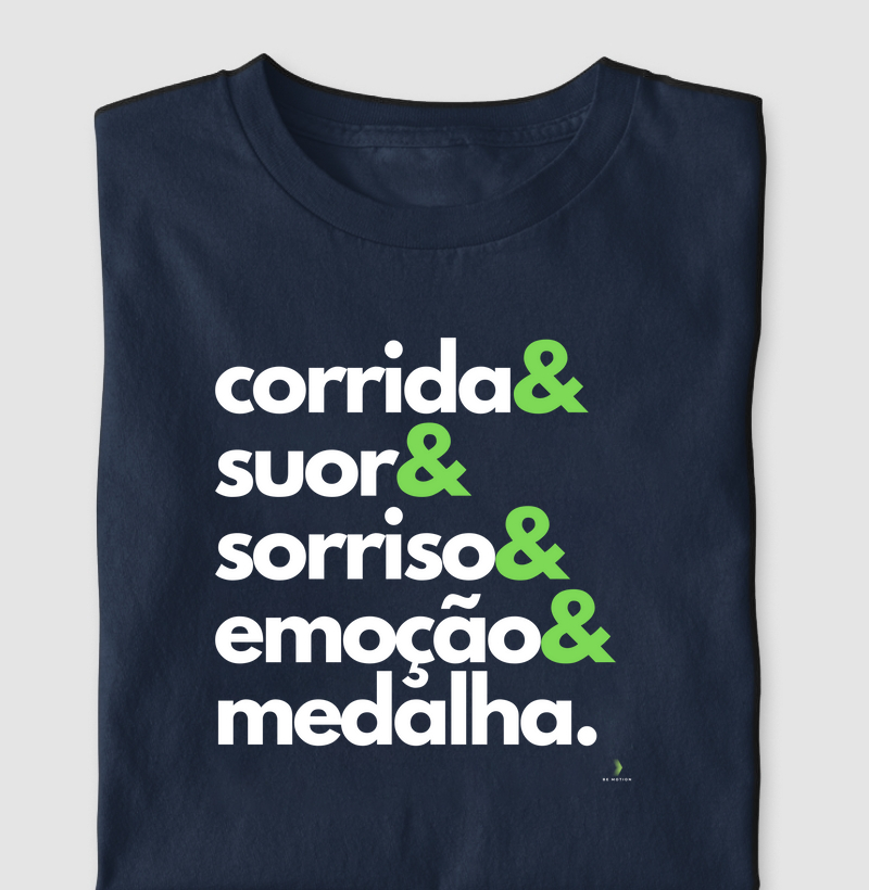 Corrida, suor, sorriso, emoção e medalha