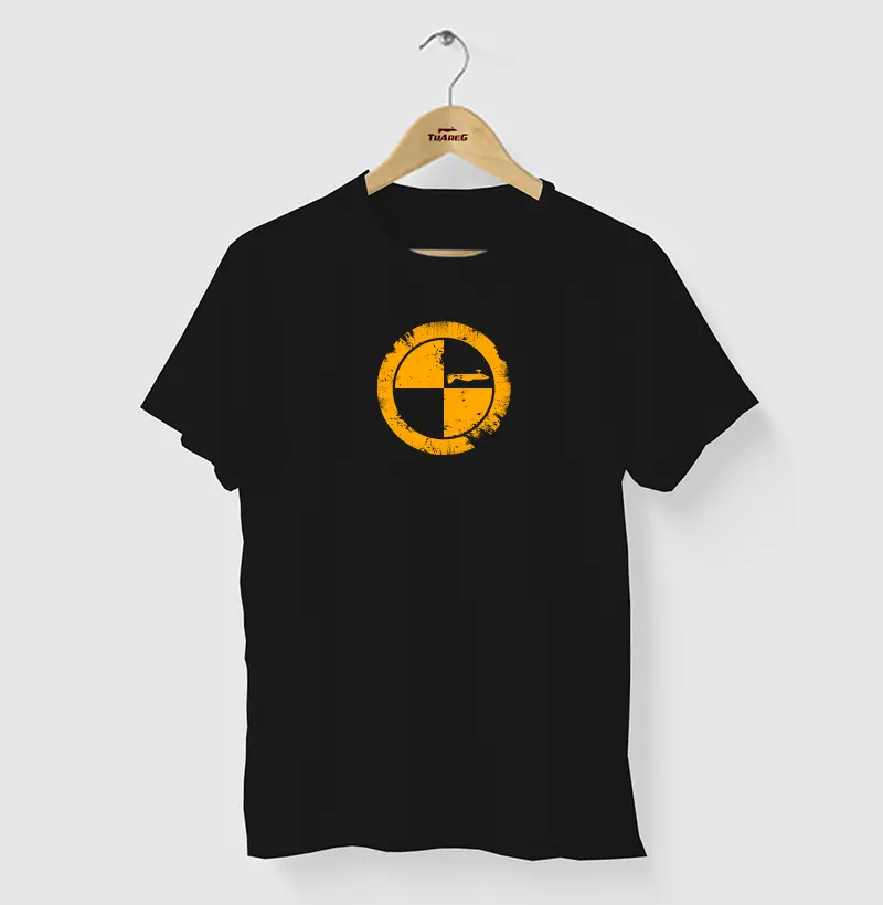 Camiseta premium BOLACHA TUAREG AMARELA DESTROYED