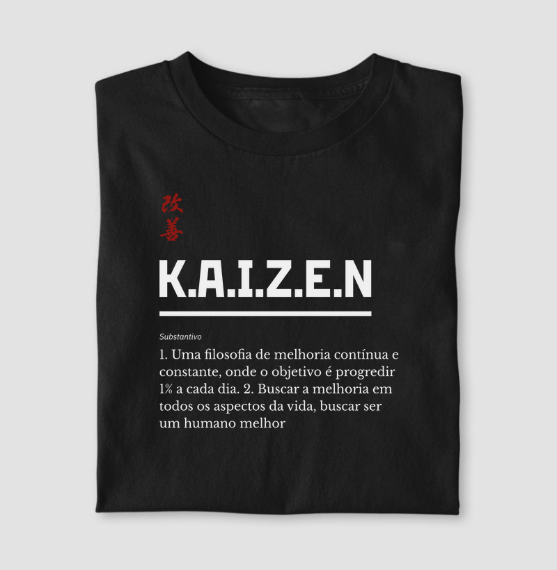T-shirt Significado Kaizen 