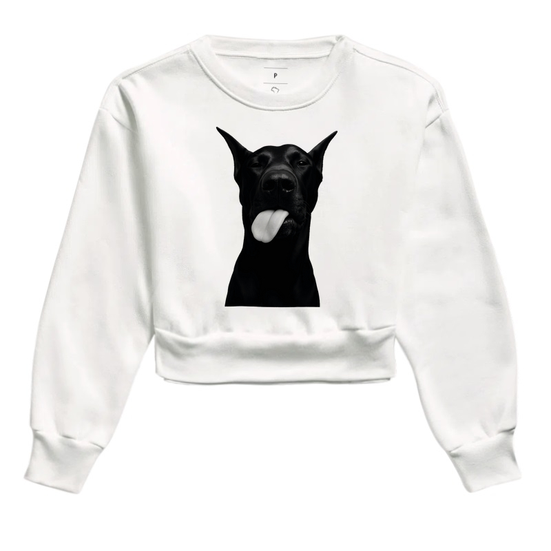 Cropped Moletom Doberman