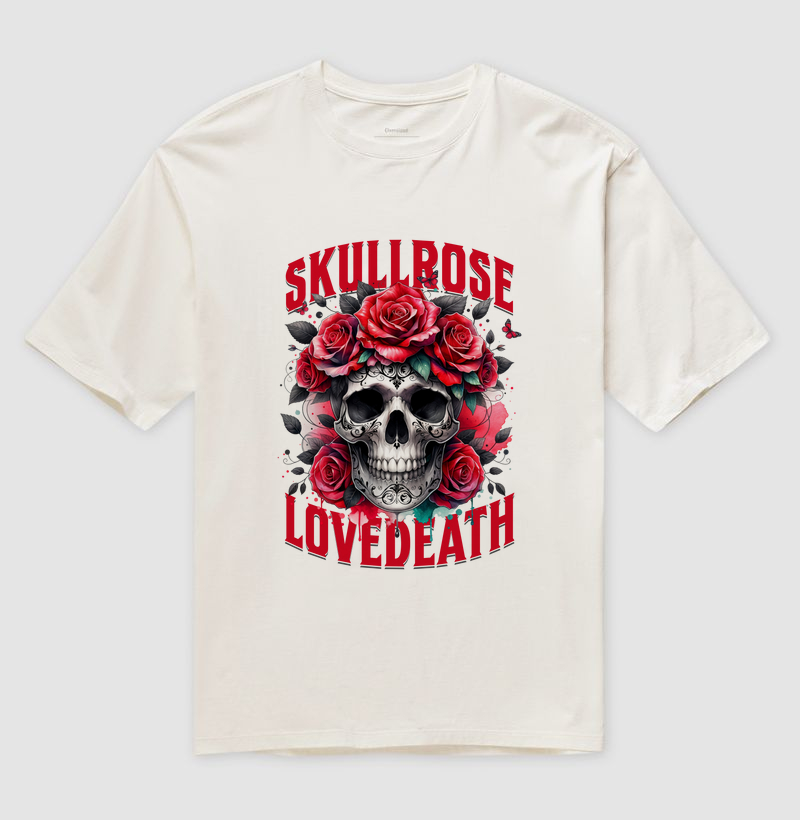 Oversized Skull Rose