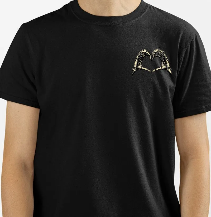 Skull Heart Minimalista