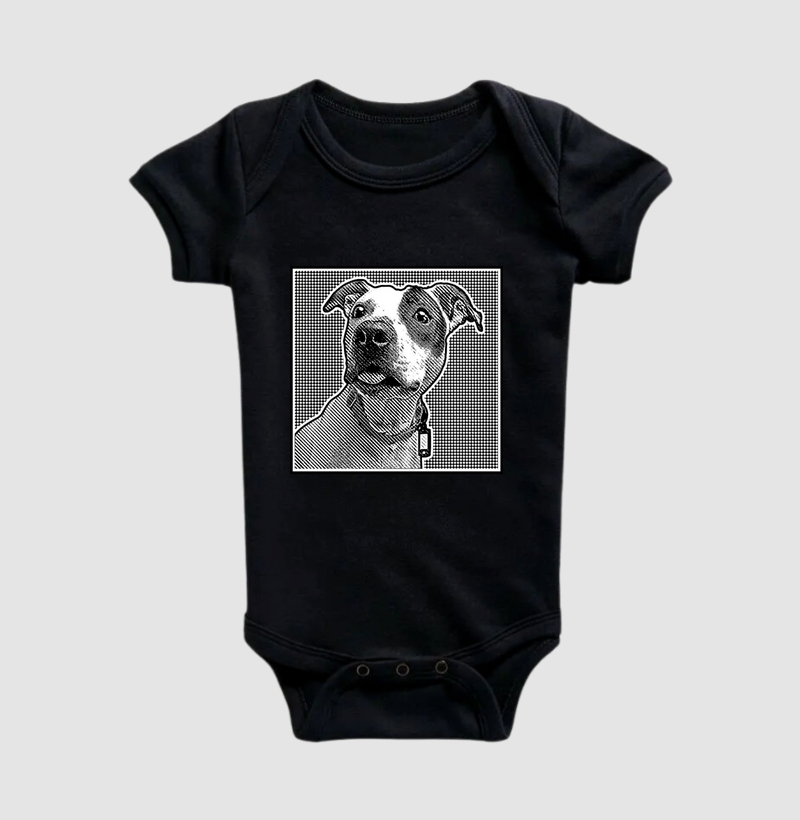 Pit Bull no estilo minimalista