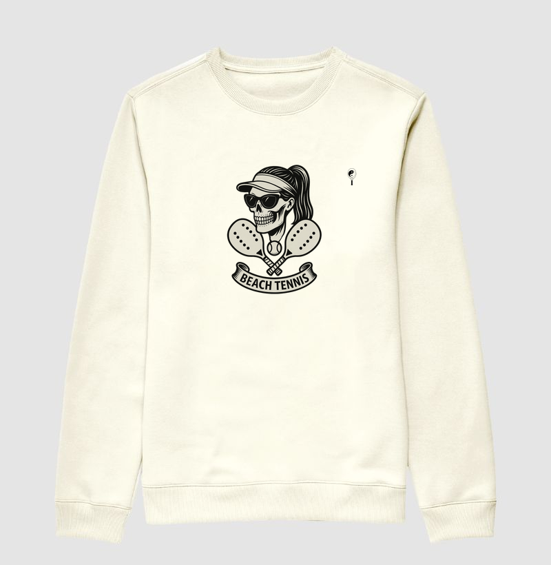 Beach Tennis Woman Skull