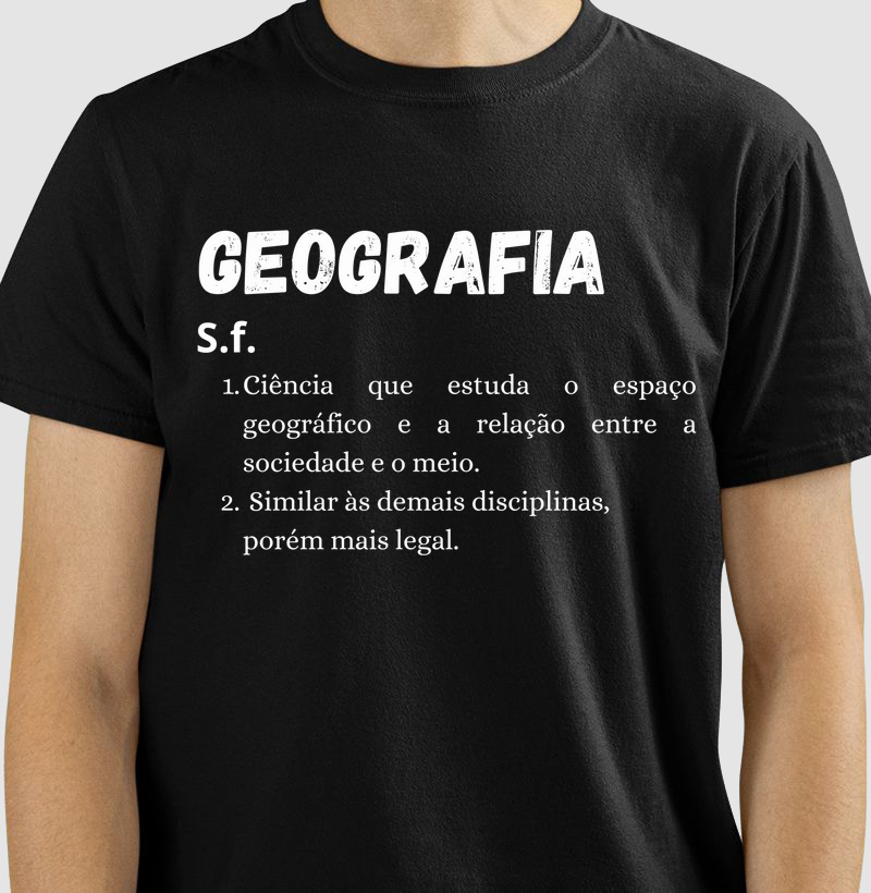 Camisa Geografia