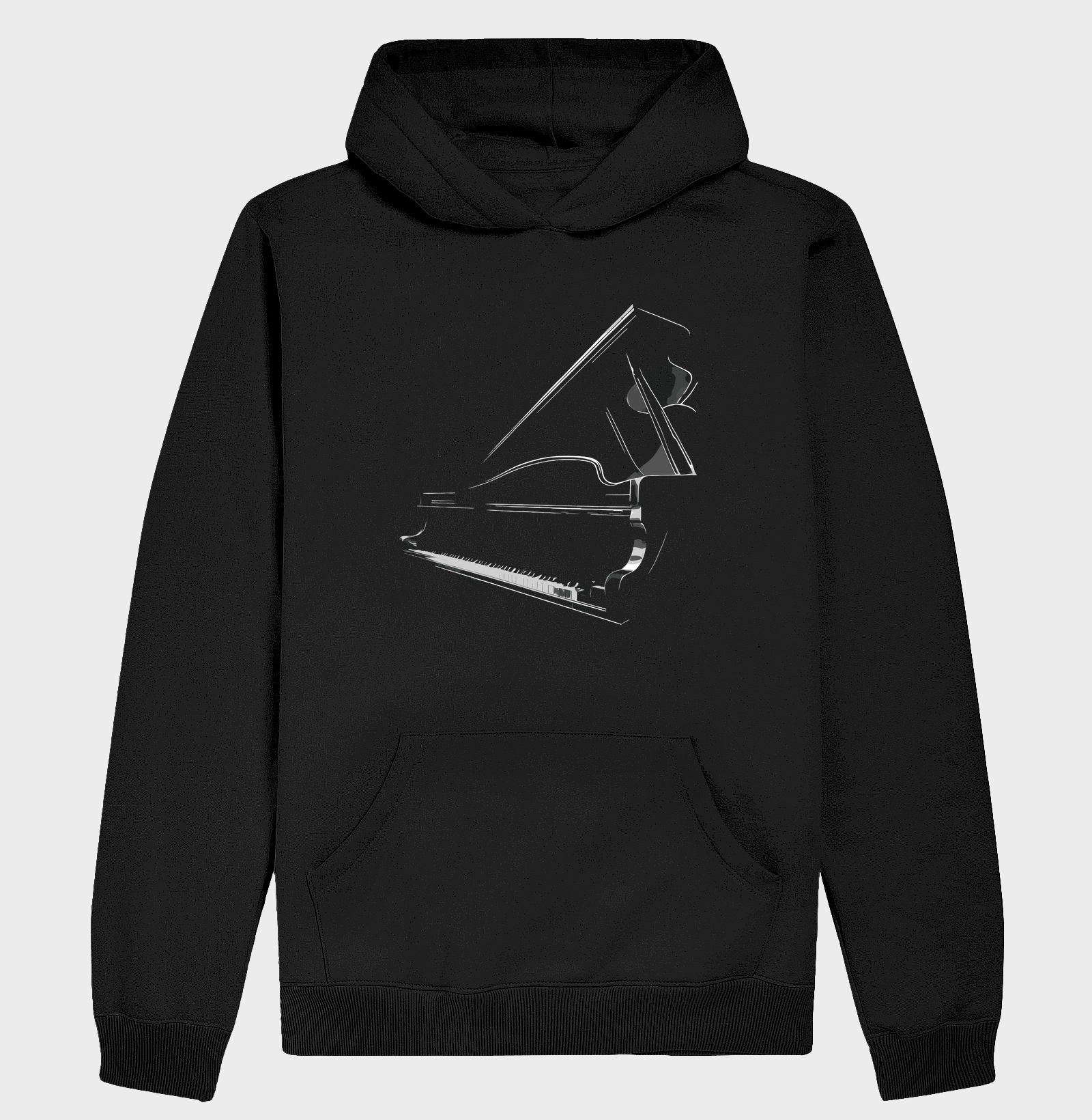 Elegant Grand Piano Silhouette