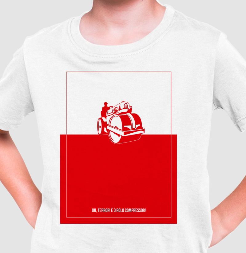Camiseta Infantil Rolo Compressor