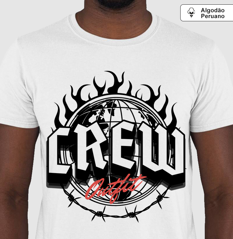 Camiseta Algodão Peruano - Big Crew