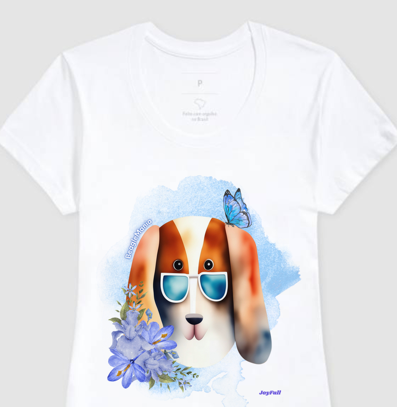 Beagle Aquarela Salomão Azul