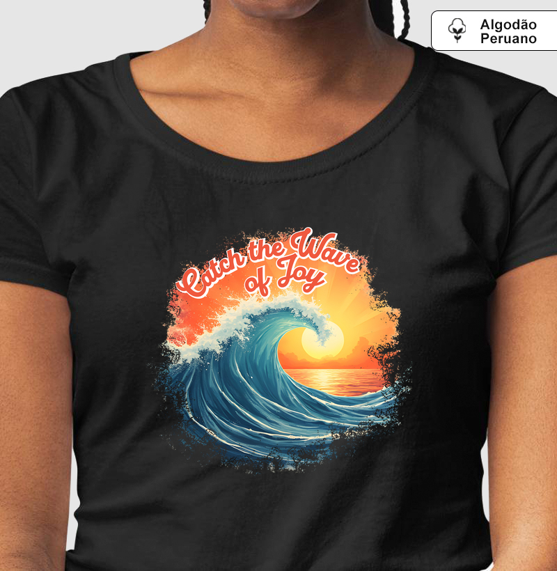Camiseta Algodão Peruano Wave