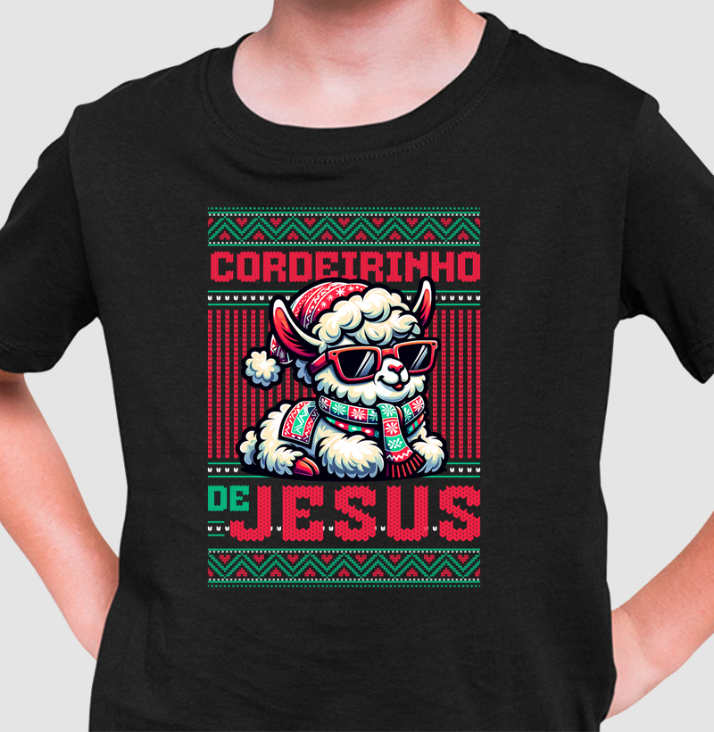Camiseta Infantil Cordeirinho de Jesus
