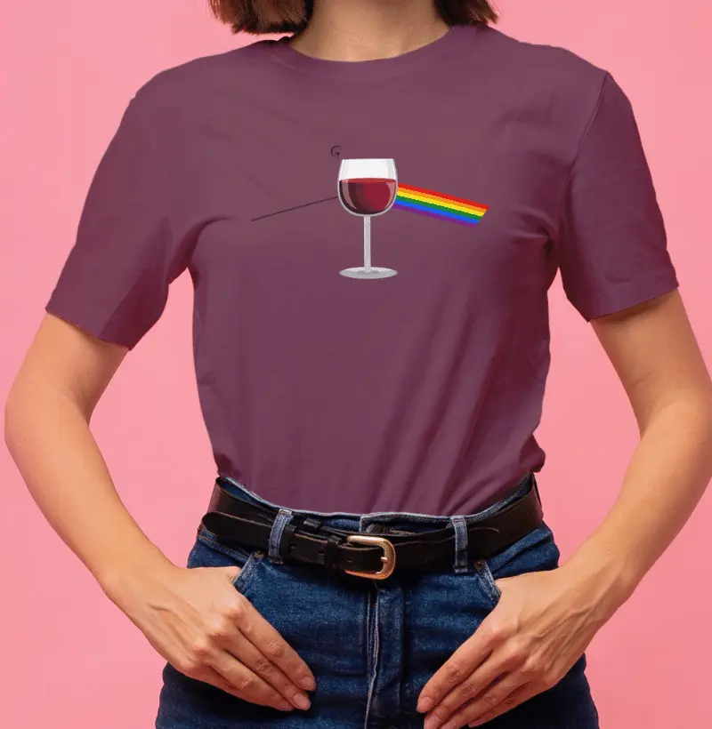 Camiseta Feminina Taça Arco íris