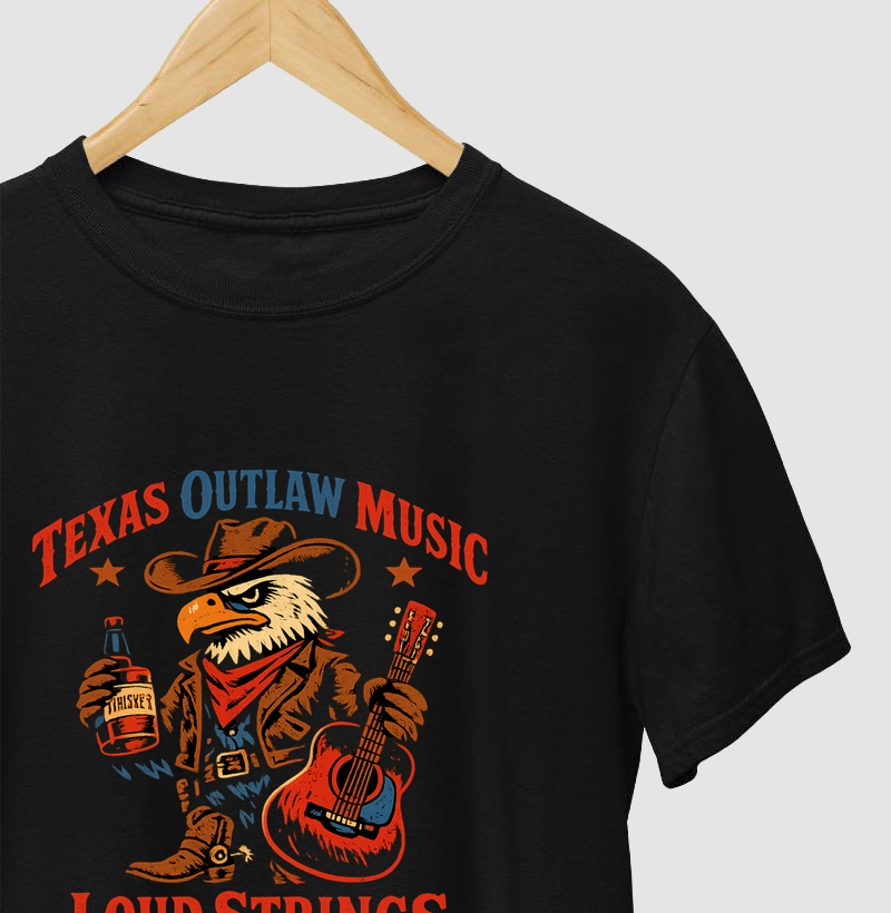 Camiseta Texas Outlaw Music