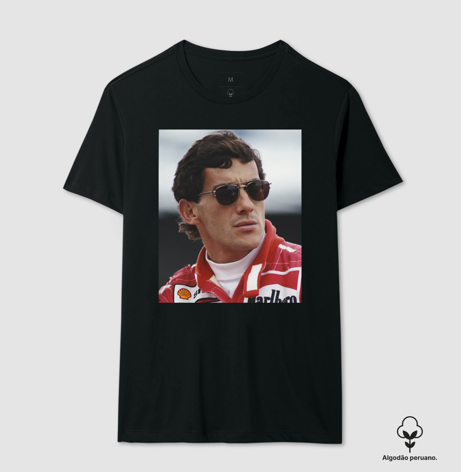 Camiseta Algodão Peruano Ayrton Senna - Monza